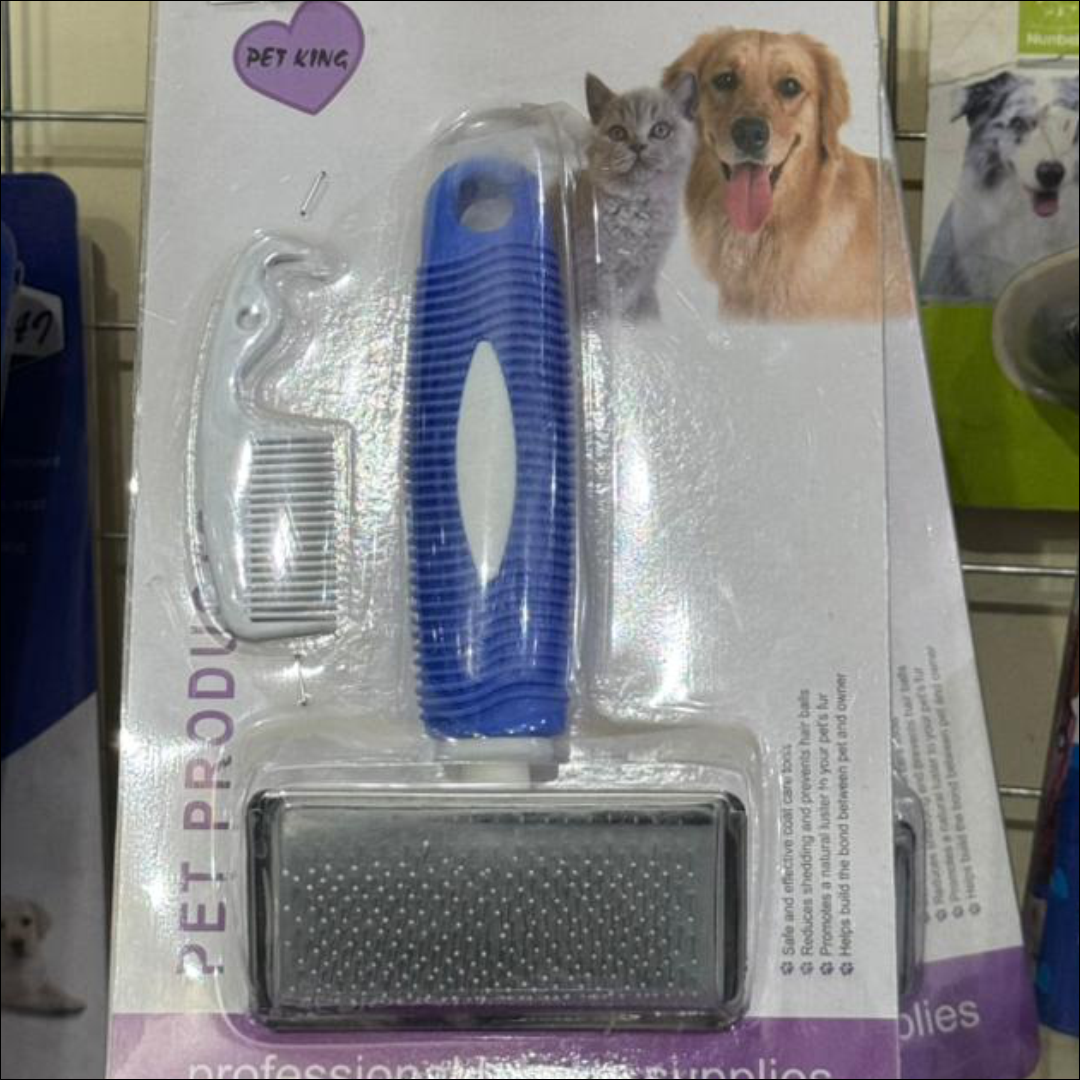 PET KING Professional Pet Brush Set