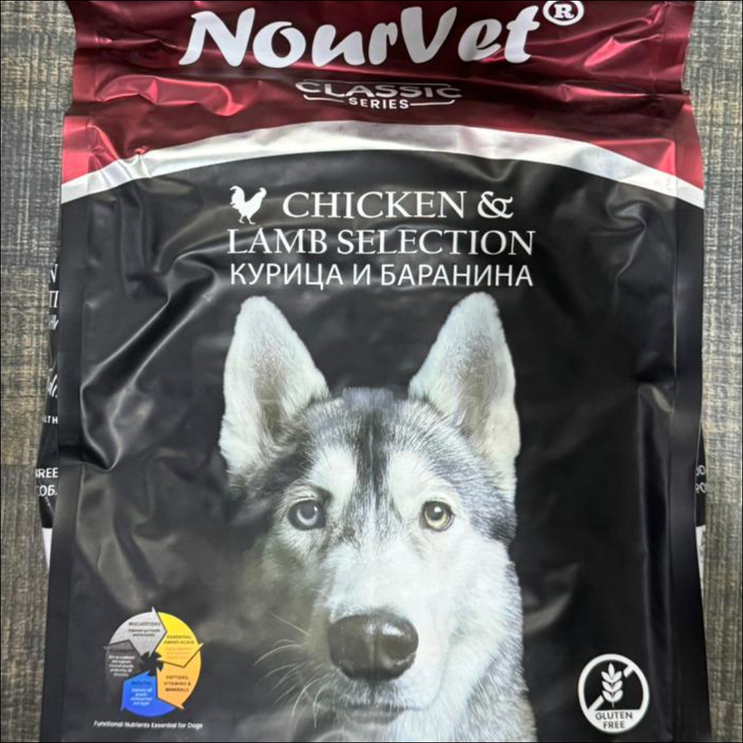 NourVet Classic Series Dog Food - Chicken & Lamb Selection